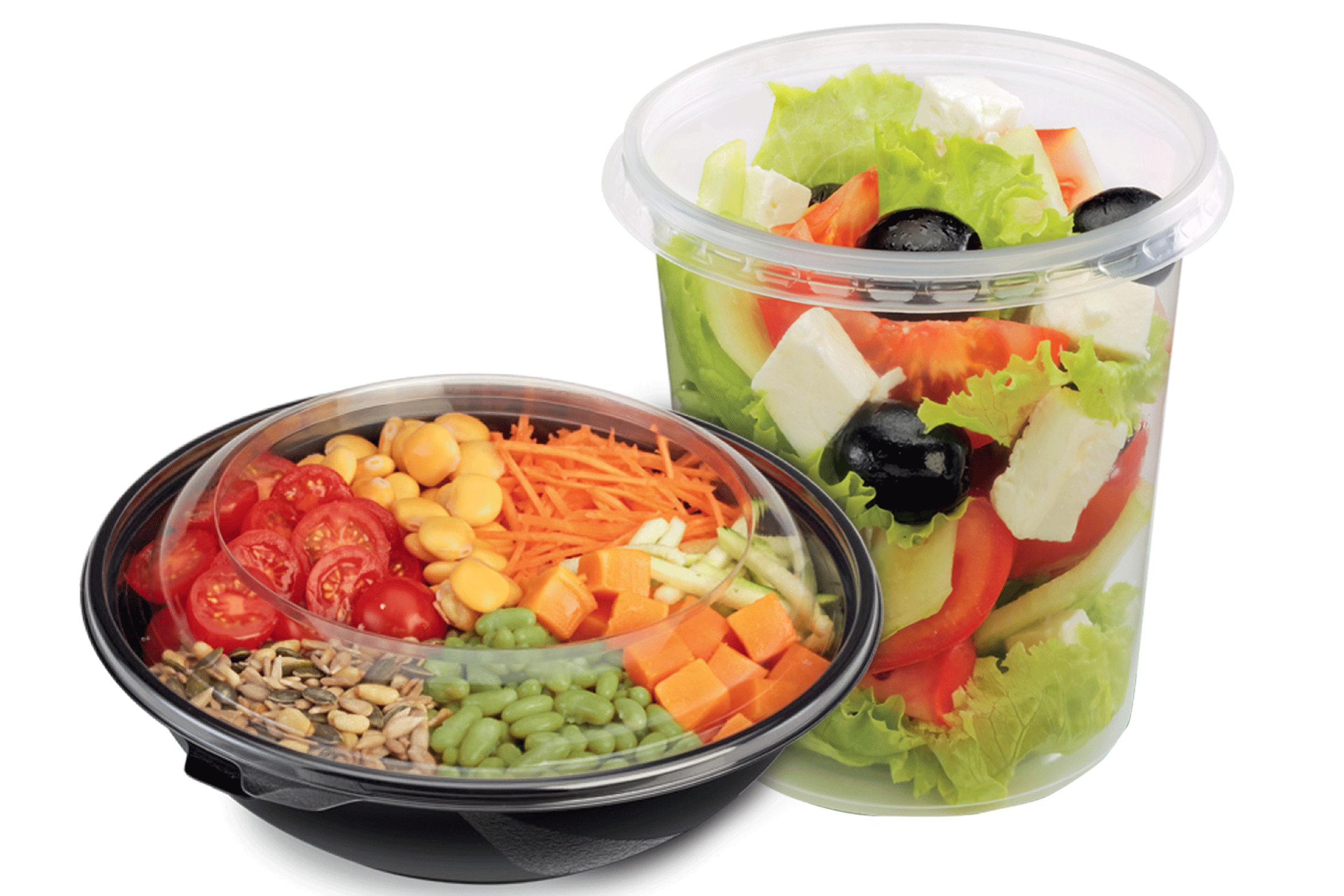 Salad and delicatessen containers
